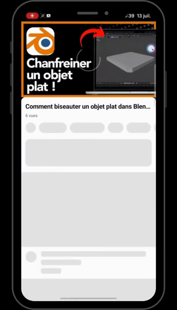 Lecture d'une vidéo sur YouTube