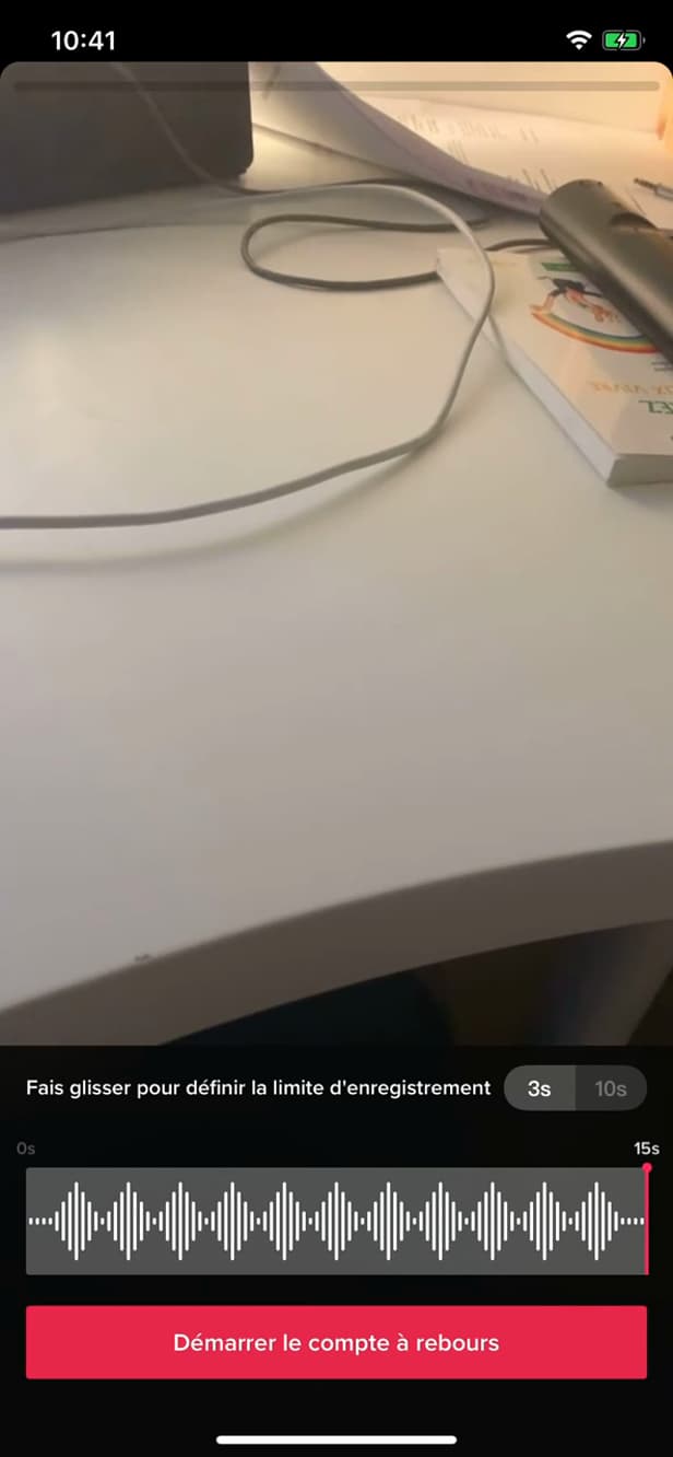 Réglage de la minuterie et du compte à rebours sur TikTok